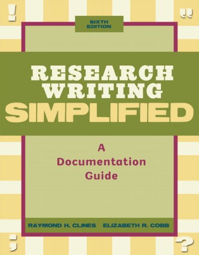 Research Writing Simplified : A Documentation Guide